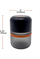 Ongrok 80ml Frosted Grey Childproof Jar - Assorted Colours