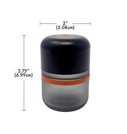 Ongrok 80ml Frosted Grey Childproof Jar - Assorted Colours
