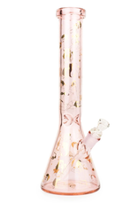 Red Eye Glass 15" Pink Pin-Up Beaker by Redeye Glass