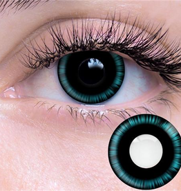 Blue Manga Contact Lenses