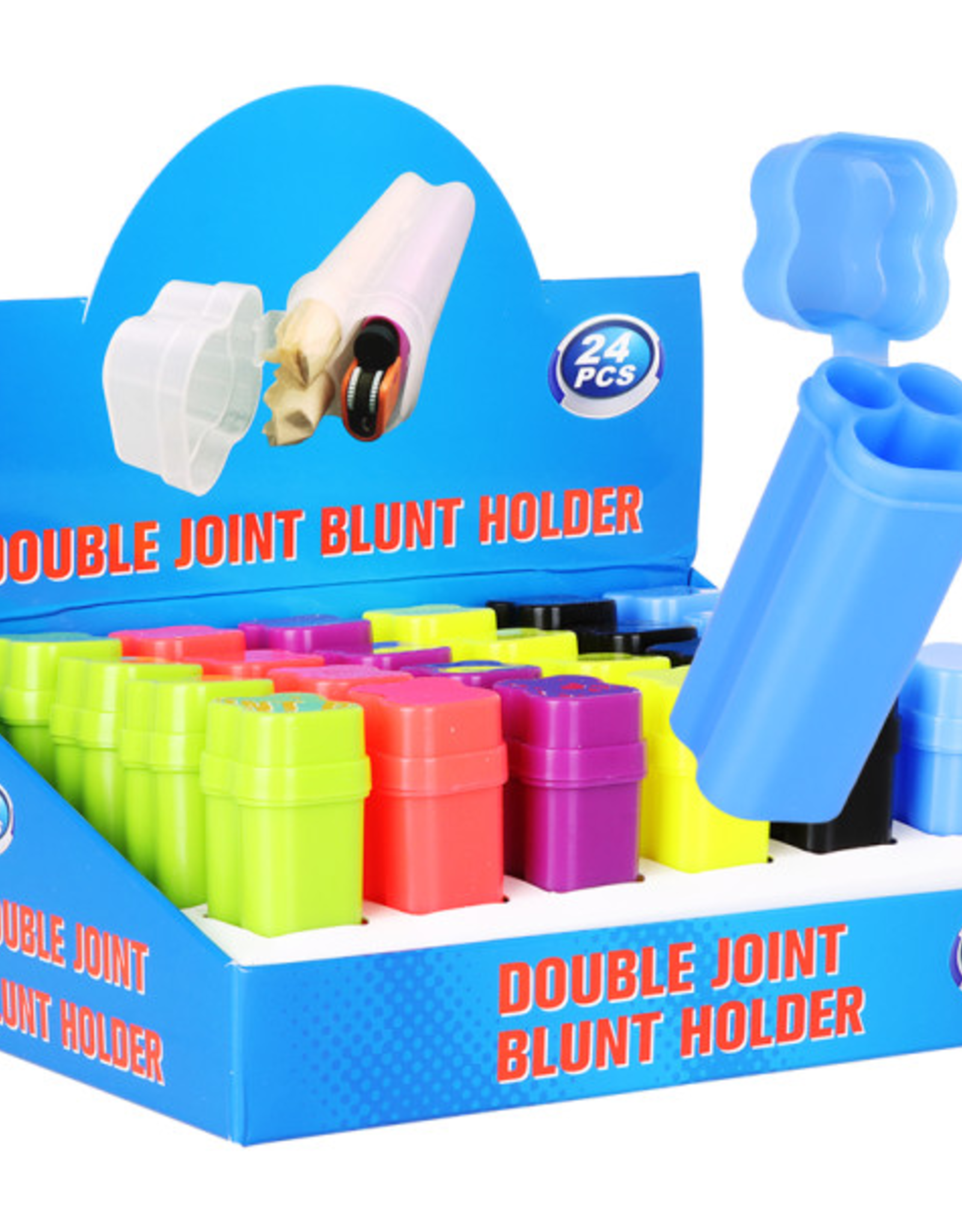 Double Blunt Holder - 3.5" / Assorted Colours