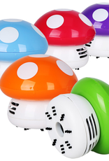 Mushroom Desktop Vacuum Cleaner - 3.5" x 3.75" / Colours Vary