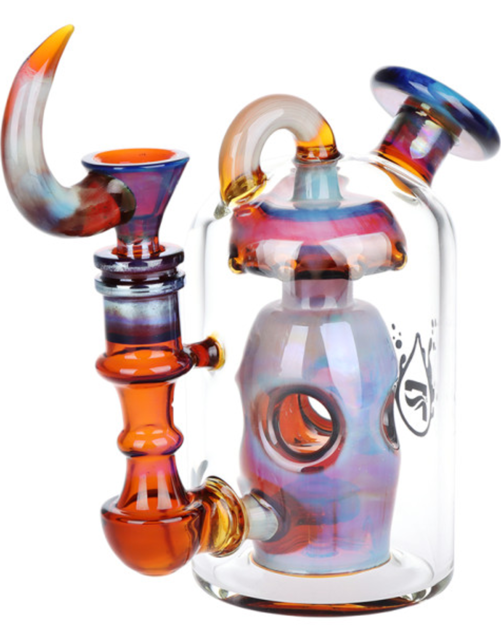 Pulsar Unholy Lantern Incycler Water Pipe - 6" / Assorted Colours