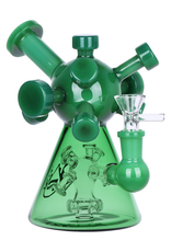 Pulsar 7" Molecule Glass Water Pipe by Pulsar - Assorted Colours