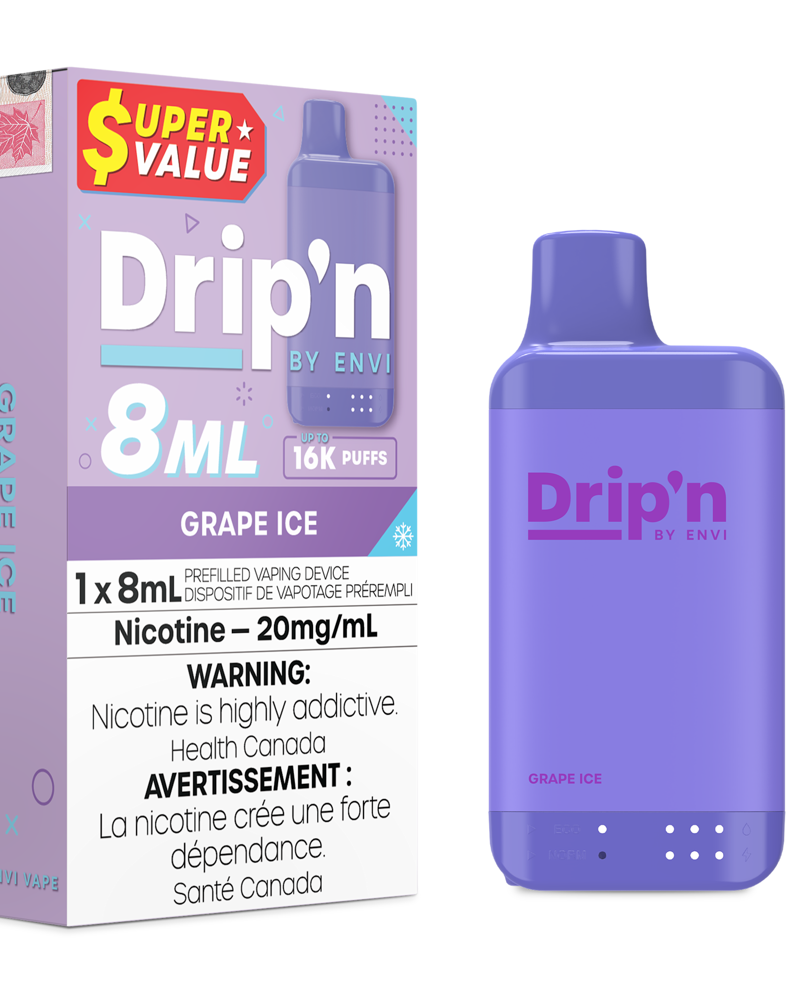 Drip'n by Envi 8ML Disposable