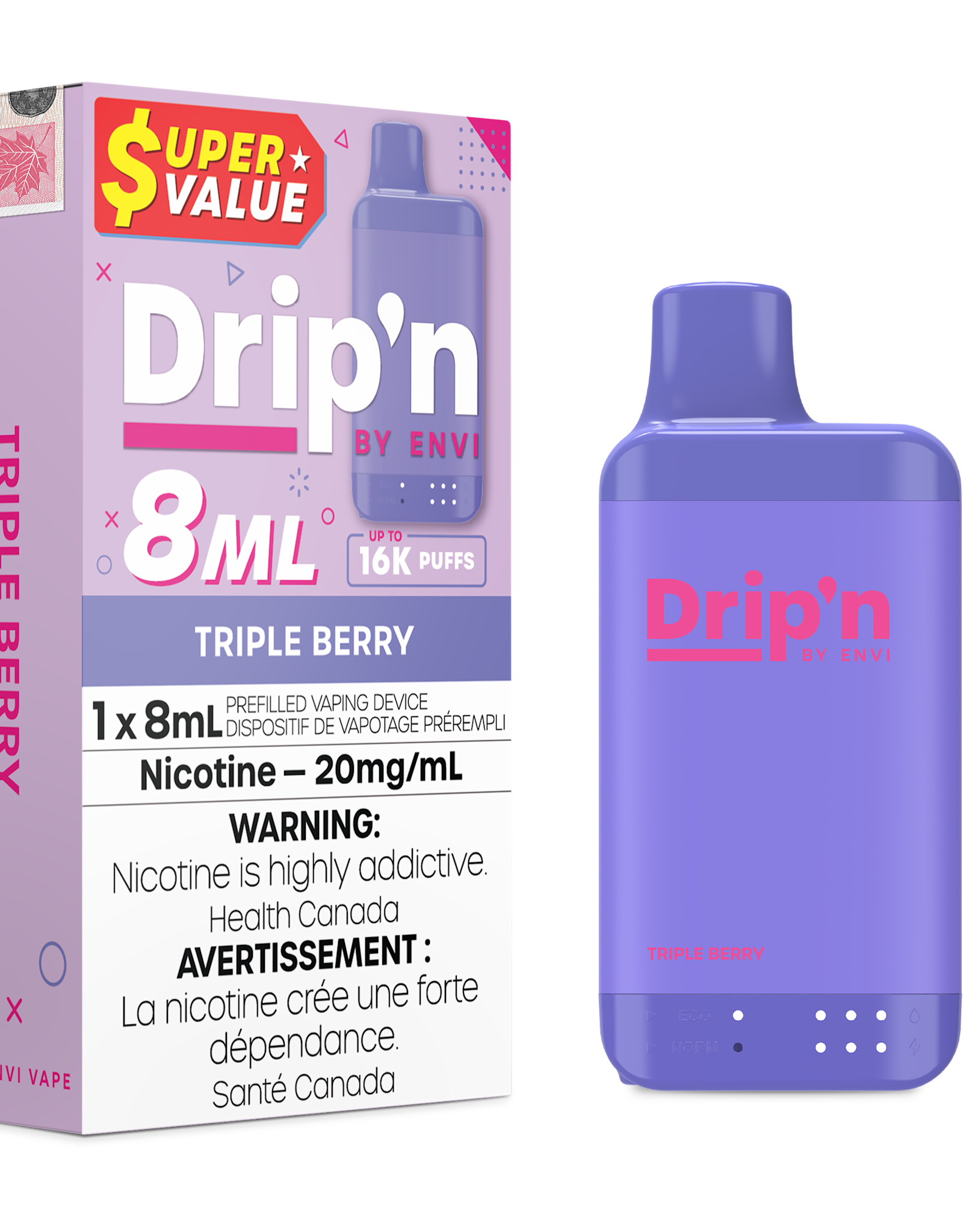 Drip'n by Envi 8ML Disposable