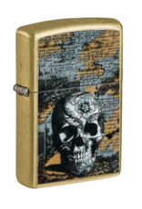 Zippo Floral Skull Zippo
