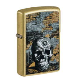 Zippo Floral Skull Zippo