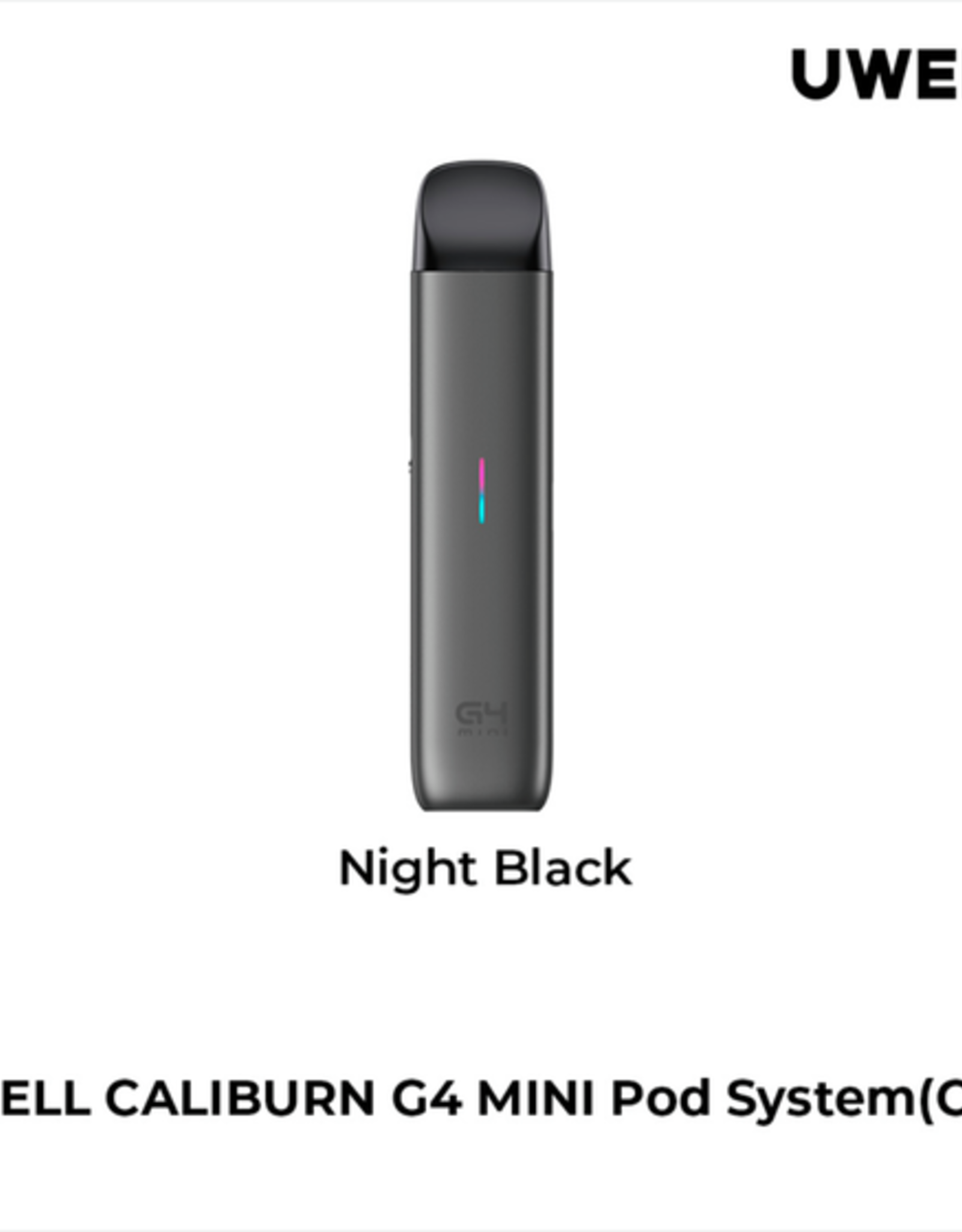 Uwell Uwell Caliburn G4 Mini Pod Kit 2mL [CRC Version]