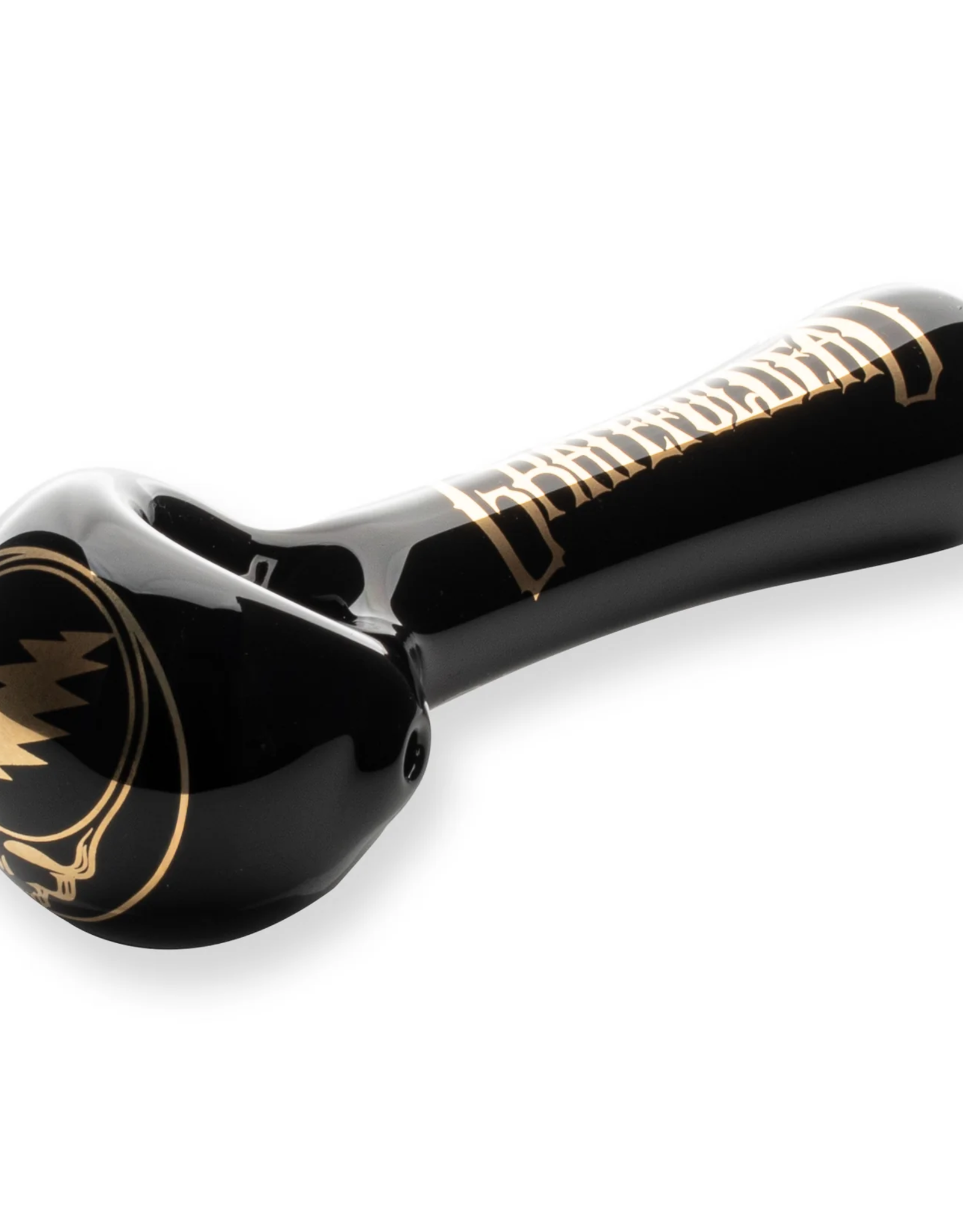 GEAR Premium 4.5" Black & Gold Steal Your Face Pipe