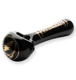 GEAR Premium 4.5" Black & Gold Steal Your Face Pipe
