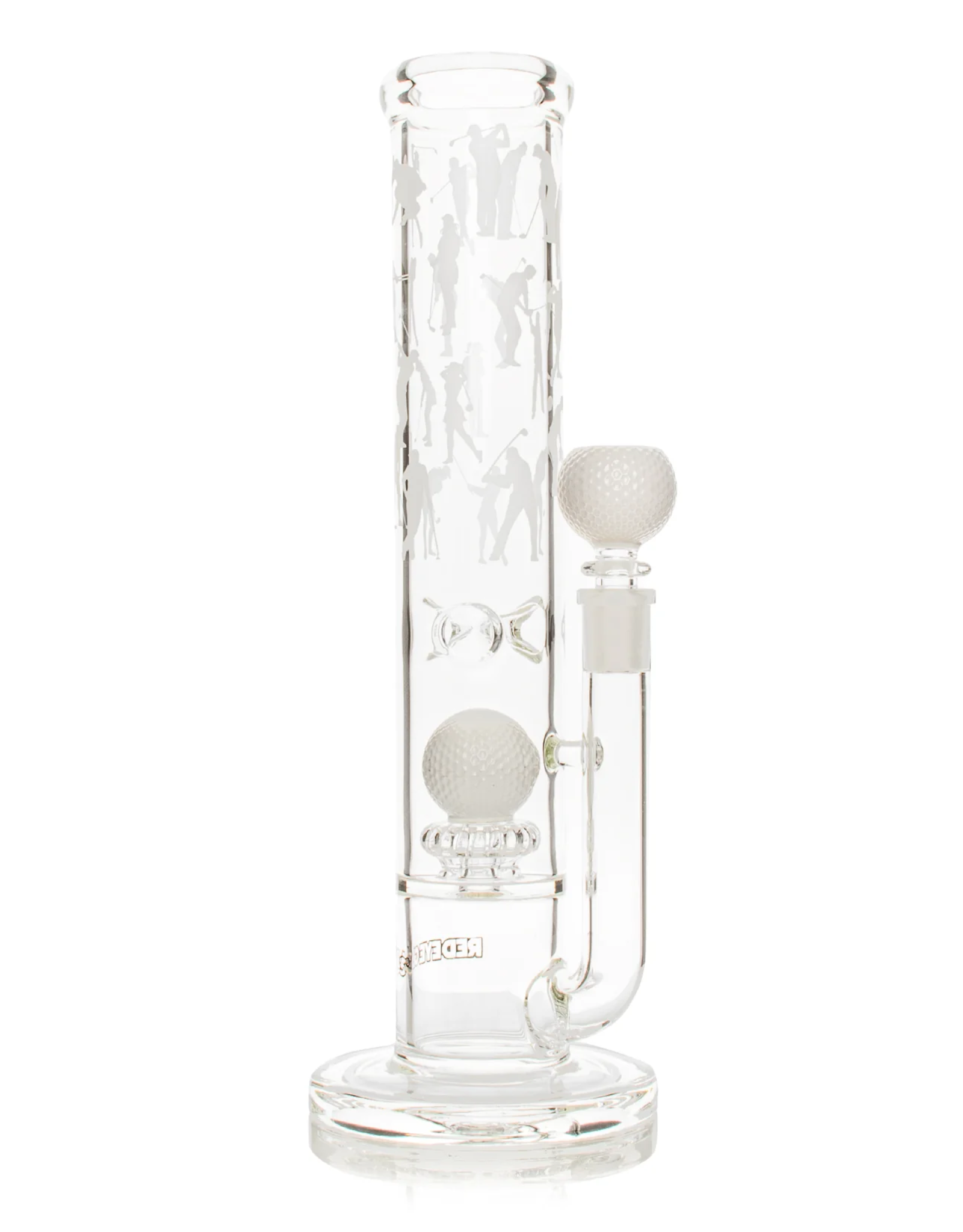 Red Eye Glass 12" Hole-in-One Water Pipe by Red Eye Glass