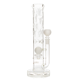 Red Eye Glass 12" Hole-in-One Water Pipe by Red Eye Glass