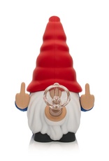 6" Red & Blue No Fux Gnome Water Pipe