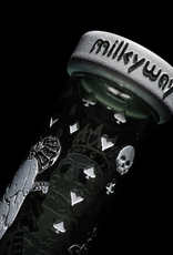 11" Unholy Coronation Beaker by Milkyway Glass - Smoke