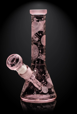 8" Space Odyssey Mini Beaker by Milkyway - Pink