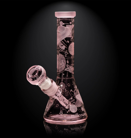 8" Space Odyssey Mini Beaker by Milkyway - Pink