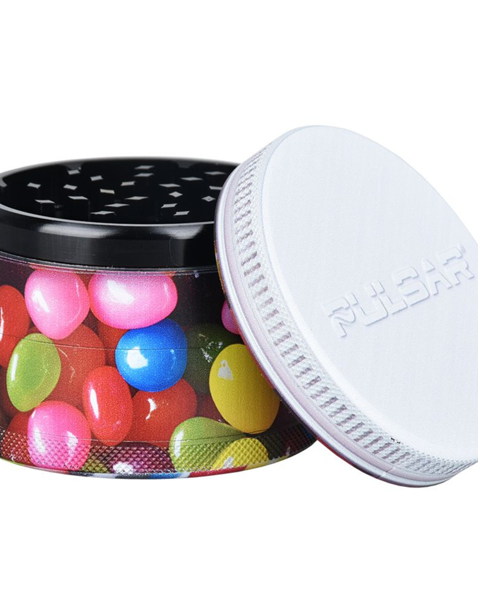 Pulsar Pulsar Jelly Beans Design Series Aluminum Grinder - 4 Piece / 2.5"
