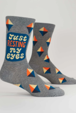 Resting My Eyes Men's Socks