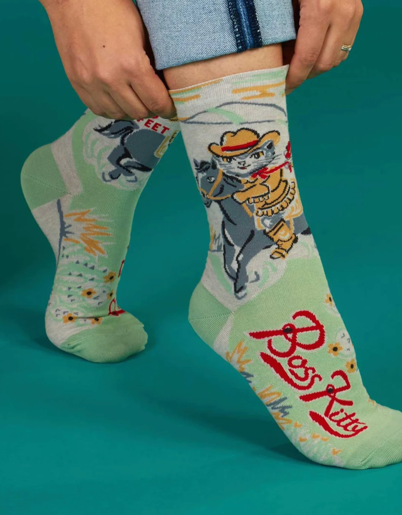 Boss Kitty Crew Socks