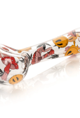 4.5" Smiley Shrooms Pipe by Red Eye Glass