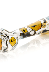 Red Eye Glass 4.5" Smiley Face Pipe by Red Eye Glass