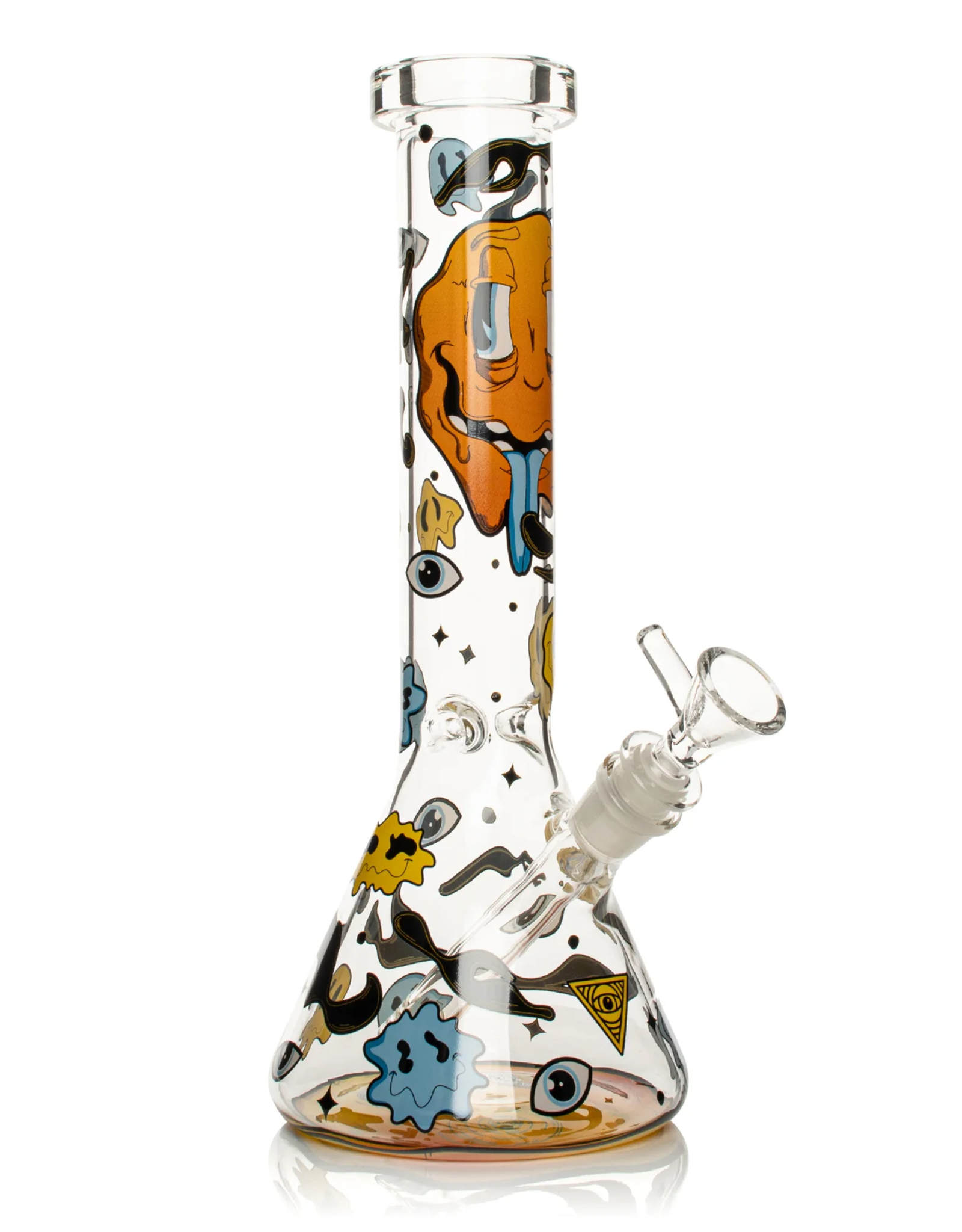 Red Eye Glass 12" Smiley Face Beaker by Red Eye Glass