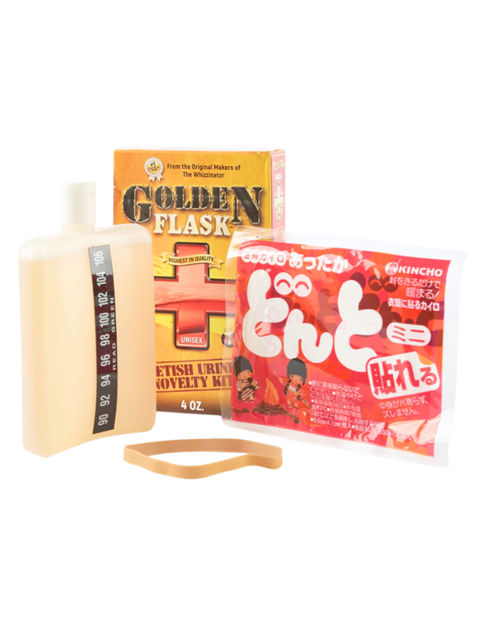 Whizzinator Golden Flask Fetish Urine Novelty Kit