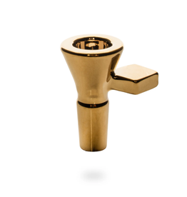 Red Eye Glass 14mm 24K Gold Terminator Bowl by Red Eye Glass