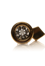 Red Eye Glass 14mm 24K Gold Terminator Bowl by Red Eye Glass