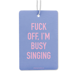 Busy Singing Air Freshener