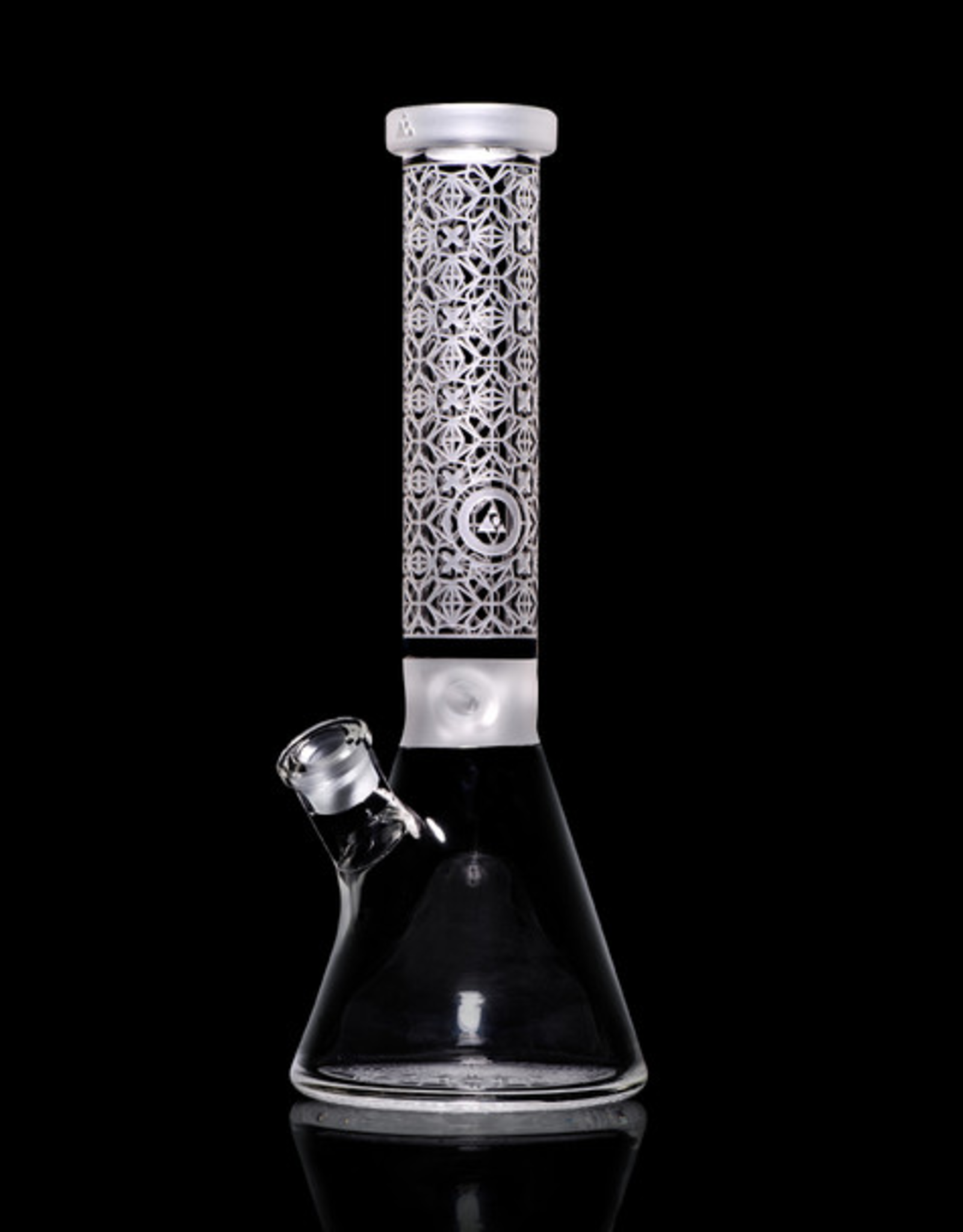 14" X-Morphic Beaker by Milkway Glass