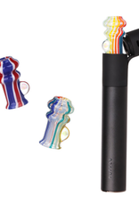 Rainbow w/ Opal Dry Glass Attachment for Puffco Pivot