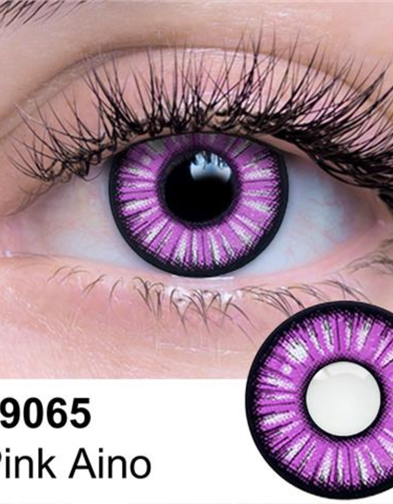 Pink Aino Contact Lenses