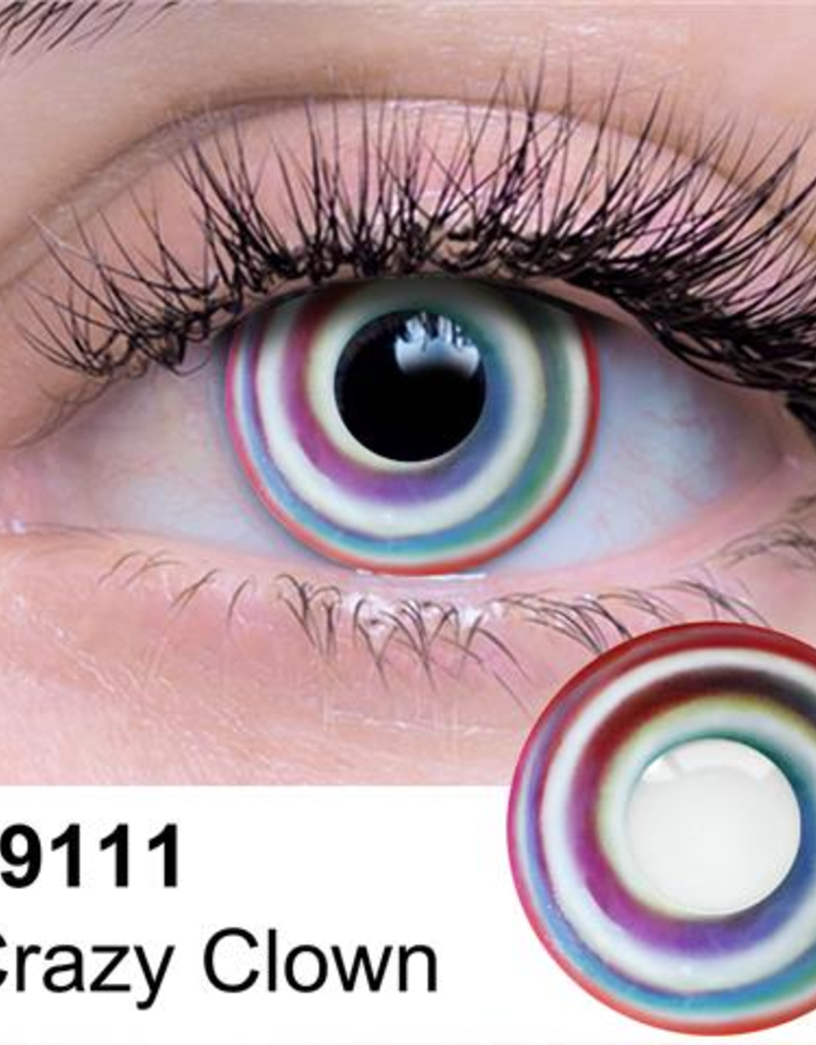 Crazy Clown Contact Lenses