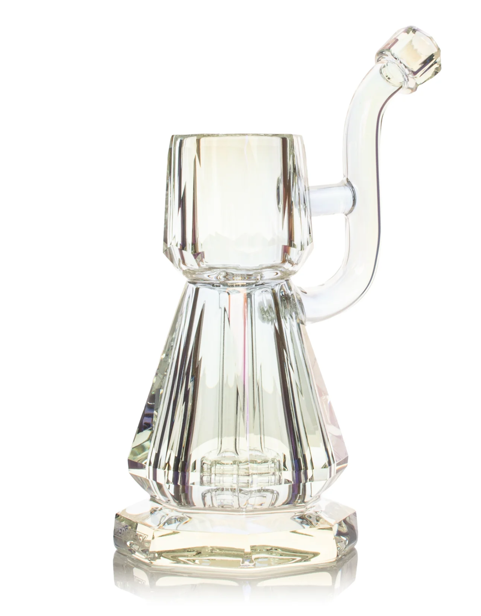 Red Eye Glass 7.75" Metallic Rainbow Terminator Proxy Bubbler by Red Eye Glass