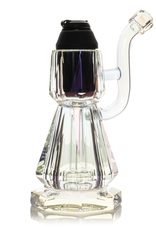 Red Eye Glass 7.75" Metallic Rainbow Terminator Proxy Bubbler by Red Eye Glass