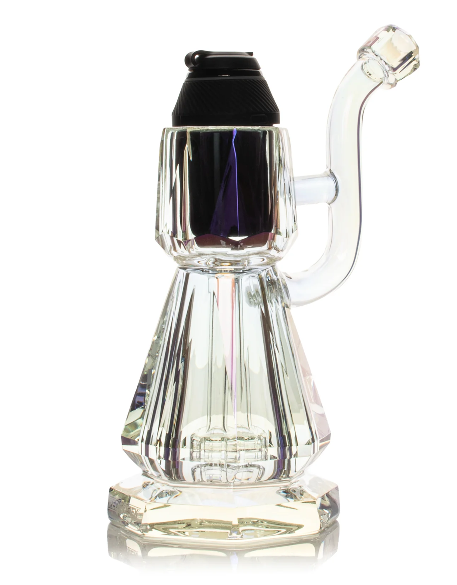 Red Eye Glass 7.75" Metallic Rainbow Terminator Proxy Bubbler by Red Eye Glass