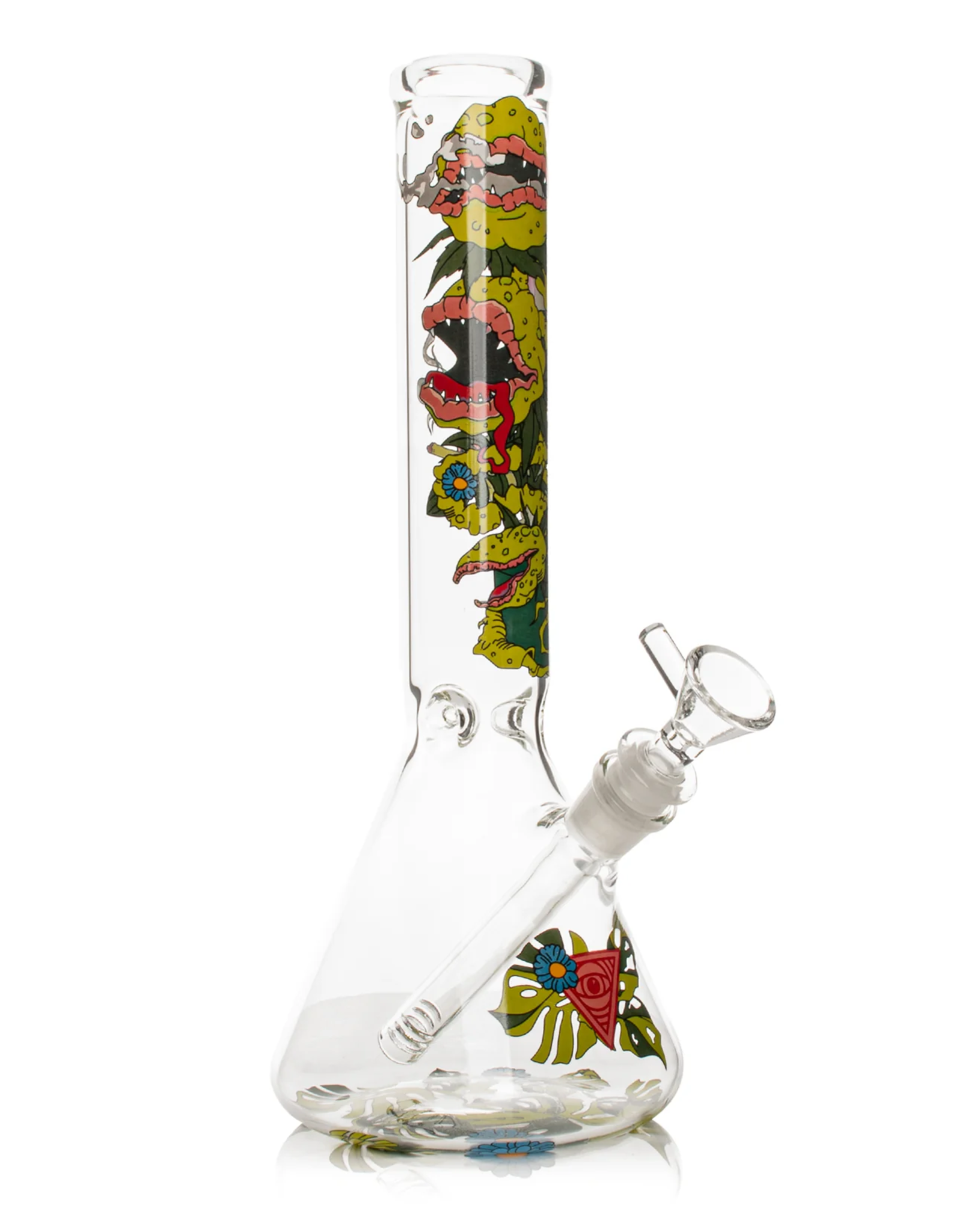 Red Eye Glass 12" Feed Me VFT Beaker by Red Eye Glass