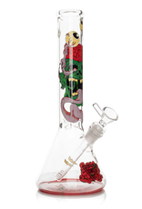 Red Eye Glass 12" Tongue Twister Beaker by Red Eye Glass