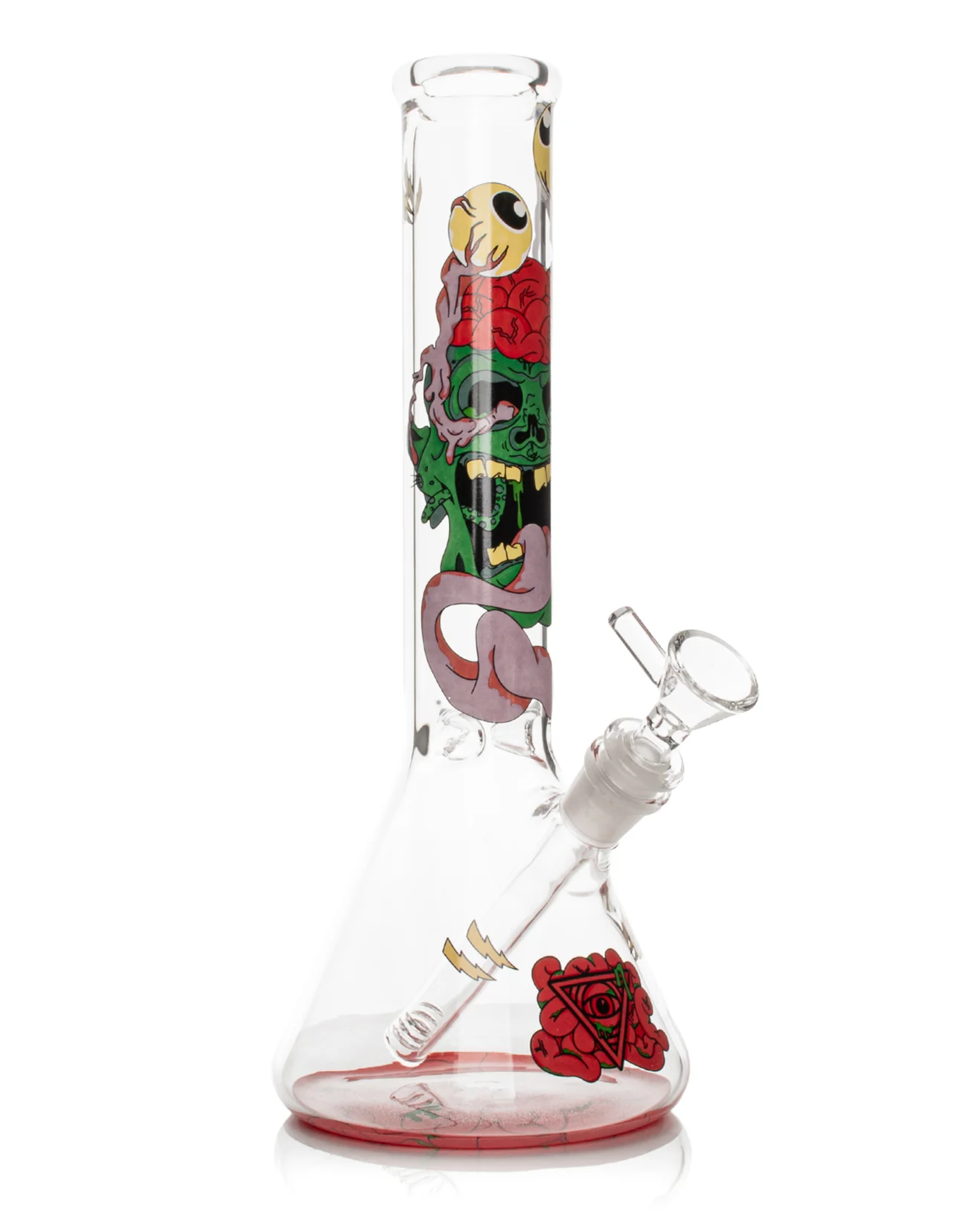 Red Eye Glass 12" Tongue Twister Beaker by Red Eye Glass