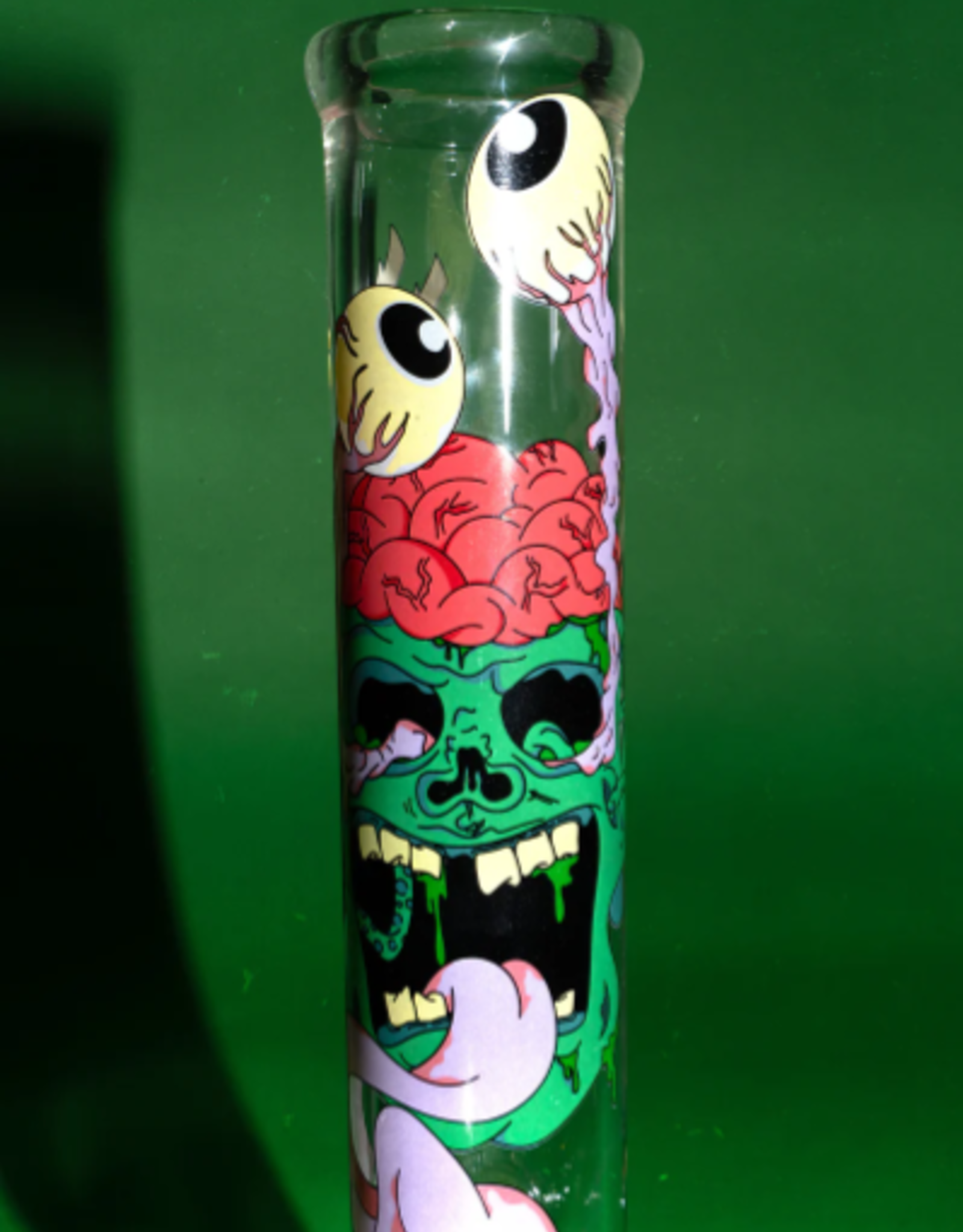 Red Eye Glass 12" Tongue Twister Beaker by Red Eye Glass