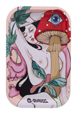 G-Rollz Mushroom Lover Metal Rolling Tray - Medium
