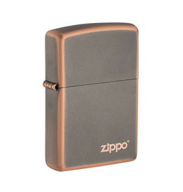 Zippo Rustic Bronze Zippo w/ Logo