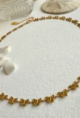 "Yumi" Butterfly Chain Necklace in Gold