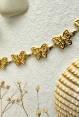 "Yumi" Butterfly Chain Necklace in Gold