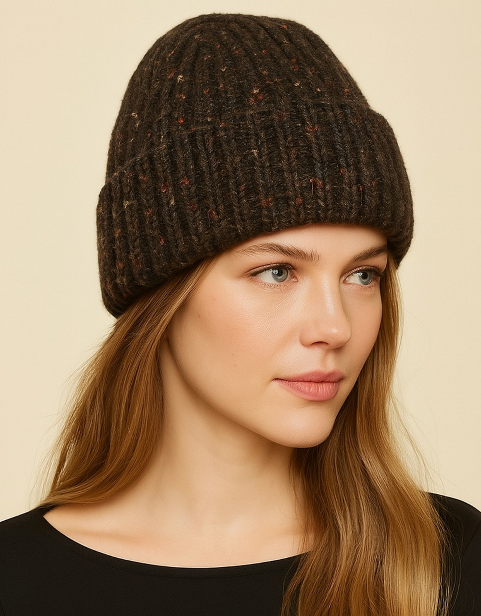 "Soho" Cashmere Blend Flecked Toque - Magellan