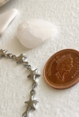 "Centauri" Silver Star Chain Necklace