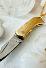 "Simple But Effective" Plain Pocket Knife Charm Necklace