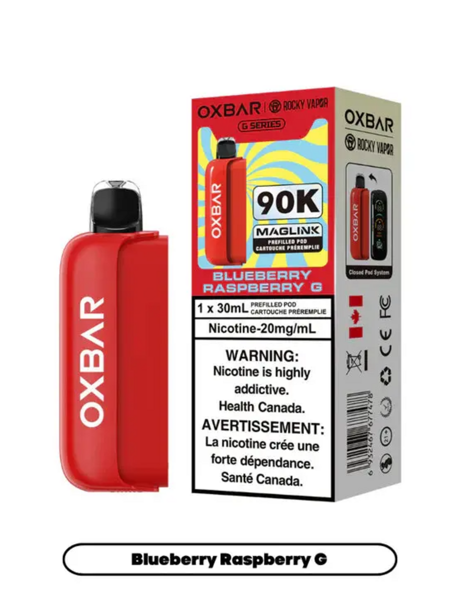 Oxbar Maglink 90K Pre-Filled Pod